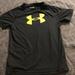 Under Armour Shirts & Tops | Boys Short Sleeve Heat Gear Under Armour | Color: Black/Yellow | Size: 4b