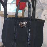 Victoria's Secret Bags | Brand New Victoria Secret Tote | Color: Black | Size: Os