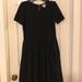 Lularoe Dresses | Black Lularoe Amelia Dress - Sz L | Color: Black | Size: L