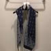 J. Crew Accessories | Amazing J.Crew Denim Blue Polka Dot Scarf | Color: Blue/White | Size: Os