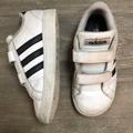 Adidas Shoes | Adidas Velcro Sneakers | Color: Black/White | Size: 10g