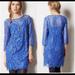 Anthropologie Dresses | Anthropologie Hd In Paris Blue Lace Sheath Dress | Color: Blue | Size: S