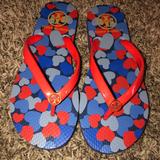 Tory Burch Shoes | Brand New!! Tory Burch Flip Flops | Color: Blue/Pink | Size: 5.5