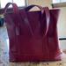 Coach Bags | Authentic Coach Glove Tanned Leather Tote | Color: Red | Size: 15 1/2”W X 13”H X 4”D