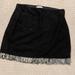 Zara Skirts | Black Fringe Zara Skirt | Color: Black | Size: S