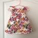 Zara Dresses | Beautiful Zara Baby Girl Floral Ruffle Dress 6/9 M | Color: Orange/Pink | Size: 6-9mb