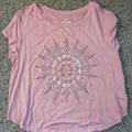 American Eagle Outfitters Tops | American Eagle Super Soft Light Pink Tee | Color: Pink | Size: M