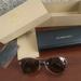 Burberry Accessories | Burberry Plaid Aviator Sunglasses | Color: Brown/Tan | Size: Os