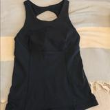 Lululemon Athletica Tops | Black Lululemon Tank Size 6 | Color: Black | Size: 6