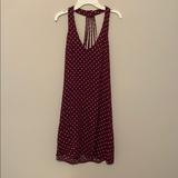 American Eagle Outfitters Dresses | American Eagle Red Polka Dot Dress | Color: Red | Size: Xs