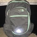 The North Face Bags | Barely Used North Face Backpack | Color: Gray/Green | Size: Os