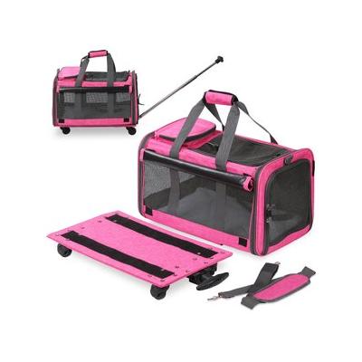 KOPEKS Detachable Wheel Dog & Cat Carrier Bag