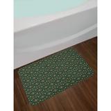 East Urban Home Tribal Influenced w/ Motifs Bath Rug Polyester in Brown/Green | Wayfair A3563AF0D14E4DC3952D7F696AEA8169