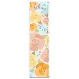 Harriet Bee Townsend Rose Garden Personalized Growth Chart Canvas in Orange/Pink/Blue | 39 H x 10 W in | Wayfair 8A46C091A50F4FAC94A4C1A85A427685