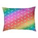 Tucker Murphy Pet™ Byrge Shooting Stars Cat Designer Pillow Fabric in Red/Pink/Green | 19.5 H x 29.5 W x 9.5 D in | Wayfair