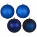 The Holiday Aisle® Holiday Décor Ball Ornament Plastic in Blue | 2.75 H x 2.75 W x 2.75 D in | Wayfair 05E151C387FD4D24B2490950012BEA0F
