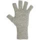 Darn Warm Alpaca Fingerless Gloves - Best Natural Solution for Cold Hands for Women and Men - grey - Large