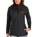 Women's Antigua Black Oklahoma State Cowboys Altitude Full-Zip Puffer Jacket