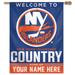WinCraft New York Islanders Personalized 27'' x 37'' Single-Sided Vertical Banner