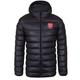 Arsenal FC Official Football Gift Mens Quilted Hooded Winter Jacket Black 3XL