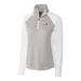 Women's Cutter & Buck Gray Miami Hurricanes Forge Tonal Half-Zip Pullover Jacket