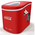 Salco Coca-Cola Eiswürfelmaschine Eiswürfelbereiter Ice Maker 12 kg Selbstreinigend leise LED-Display 2 Eiswürfelgrößen Küche Party Geburtstag