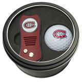 Montreal Canadiens Divot Tool & Golf Ball Personalized Tin Gift Set