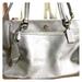Coach Bags | Authentic Coach Large Shoulder & Hand Bag | Color: Gray/Silver | Size: Large