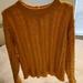 American Eagle Outfitters Sweaters | American Eagle Cable Knit | Color: Yellow | Size: Xs