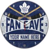 WinCraft Toronto Maple Leafs Personalized 14'' Round Wall Clock