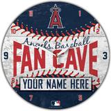 WinCraft Los Angeles Angels Personalized 14'' Round Wall Clock