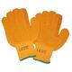 PACKAGING AND DISPOSABLES Yellow/Orange Criss Cross Grip Work Safety Gloves (50)