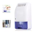 Dehumidifier, 700ml Ultra Quiet Compact Portable Electric Dehumidifier, Moisture Damp Mould for Home Bedroom Laundry