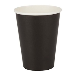 Gastronoble Fiesta Coffee To Go Becher 340ml schwarz x1000, Packungsinhalt: 1000 Stück