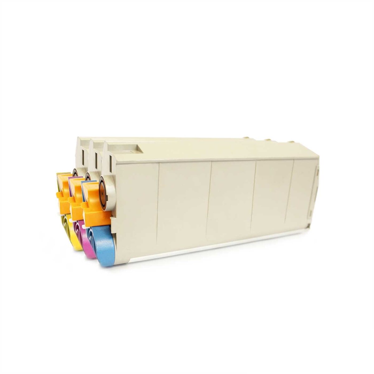 3x Eurotone Toner Alternative für OKI 43866107 Cyan 43866106 Magenta 43866105 Gelb Image