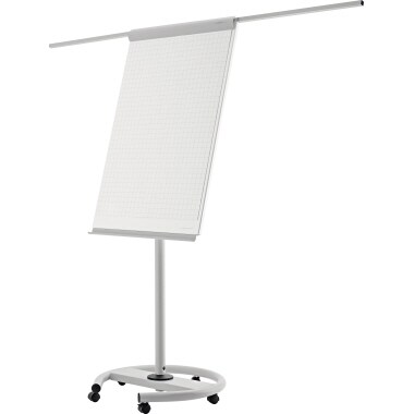 Magnetoplan Flipchart de Luxe 12270F13 mobil lichtgrau/weiß Image