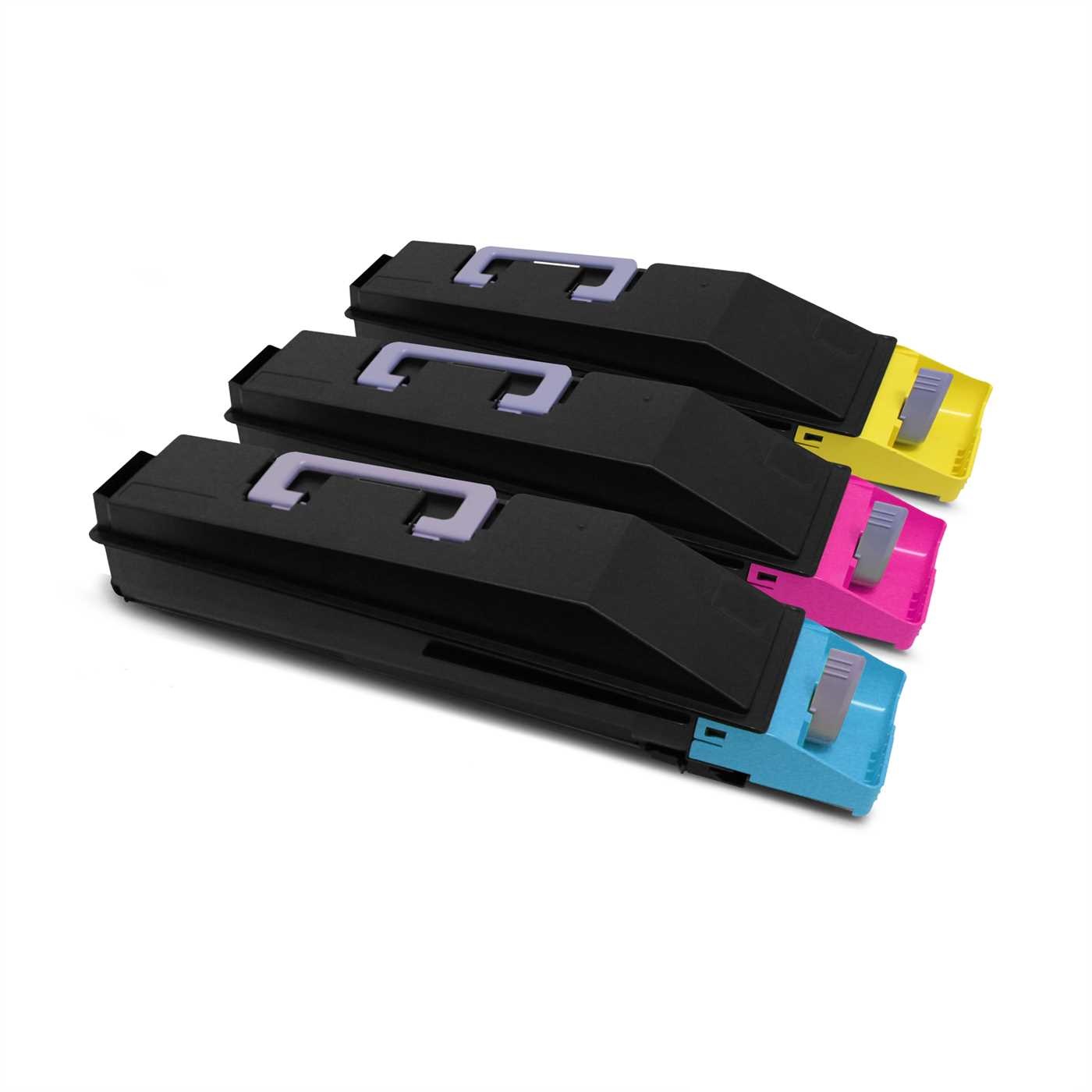3x Eurotone Toner Alternative für Kyocera TK-855C Cyan TK-855M Magenta TK-855Y Gelb Image