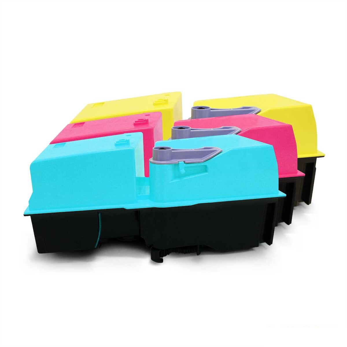 3x Eurotone Toner Alternative für Kyocera TK-820C Cyan TK-820M Magenta TK-820Y Gelb Image