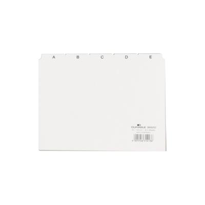 DURABLE Leitregister 365002 DIN A5 quer A-Z Kunststoff weiß Image