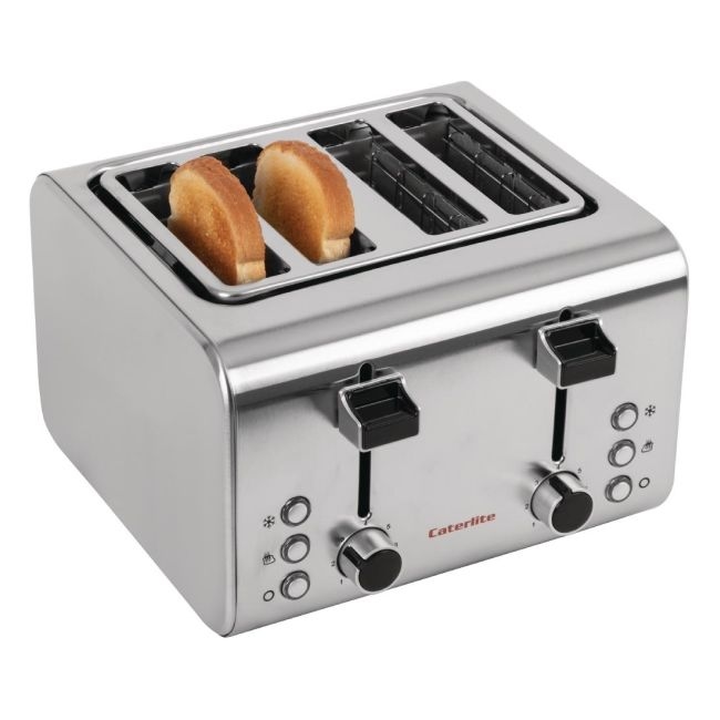 Caterlite 4-Schlitz Toaster Edelstahl Image