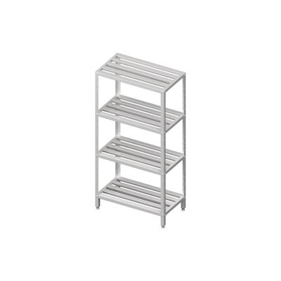 Stalgast Durchreiche-Hochschrank mit Flügeltüren, verschweißt : 500x500x2000 mm Image