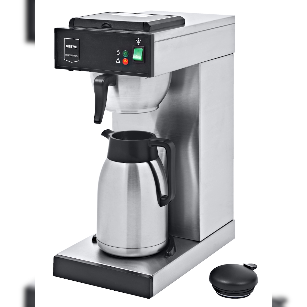 METRO Professional Filterkaffeemaschine GCT2001, Edelstahl, 21.5 x 41 x 52 cm, 1.9 L, 2000 W, inkl. Isolierkanne, silber Image