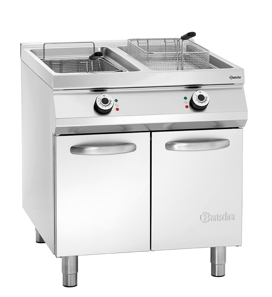 Bartscher Elektro-Standfritteuse, 2 Becken Image