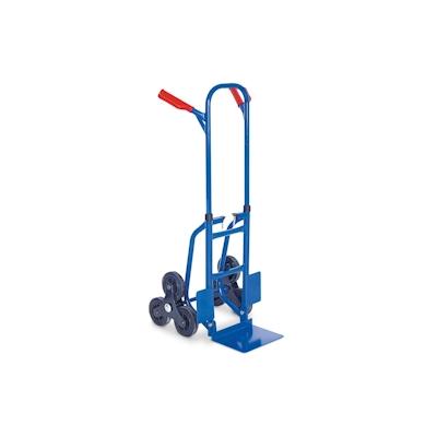 BRB Zusammenschiebbare Treppenkarre/Klappbare Treppenkarre aus Stahl, Tragkraft 150 kg, BxTxH 540 x 560 x 1190 mm Image