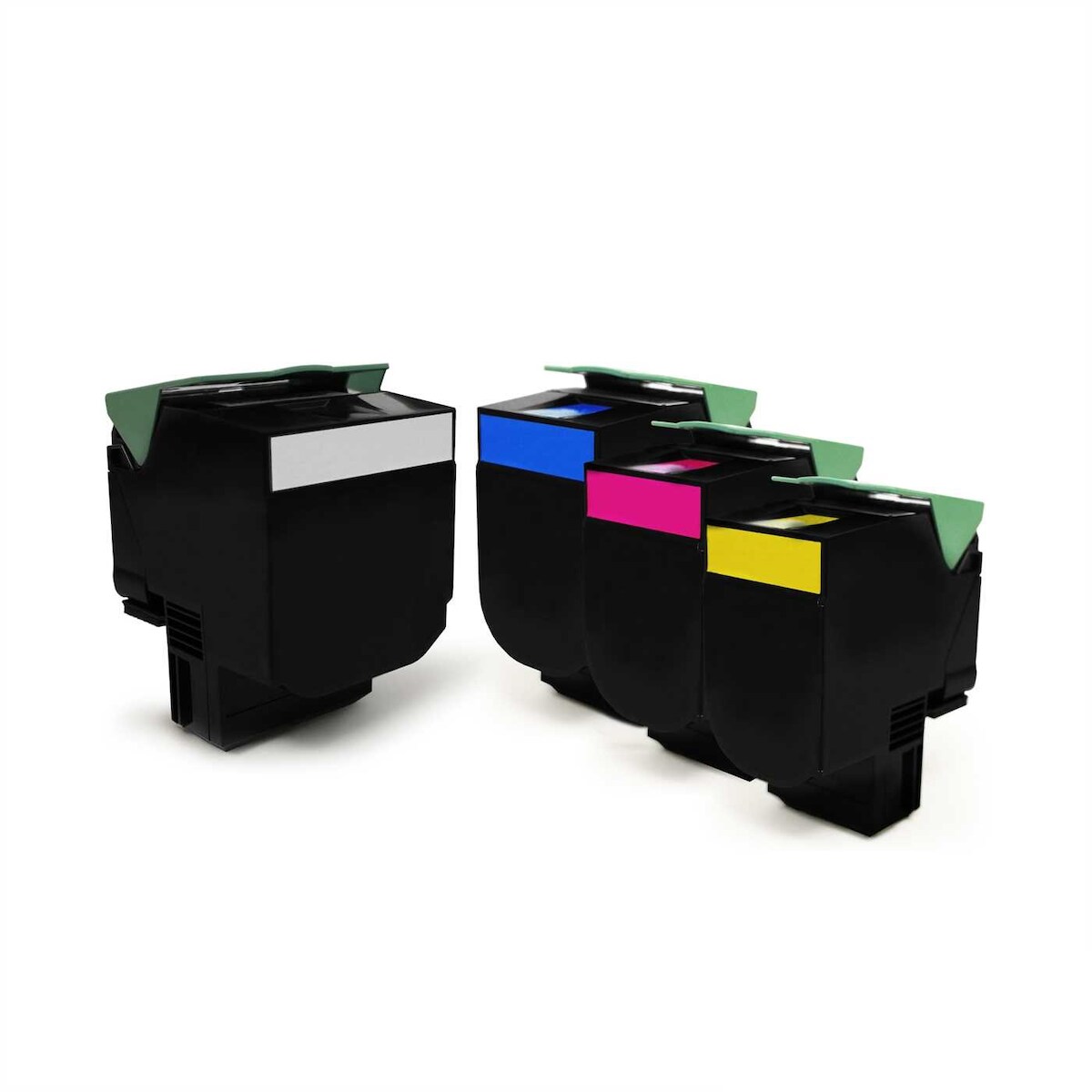 4x XXL Eurotone Toner Alternative für Lexmark CX310 CX410 CX510 802S Schwarz Cyan Magenta Gelb Image
