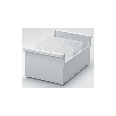 helit Karteitrog H6201382 DIN A5 quer für 1.200Karten PS lichtgrau Image