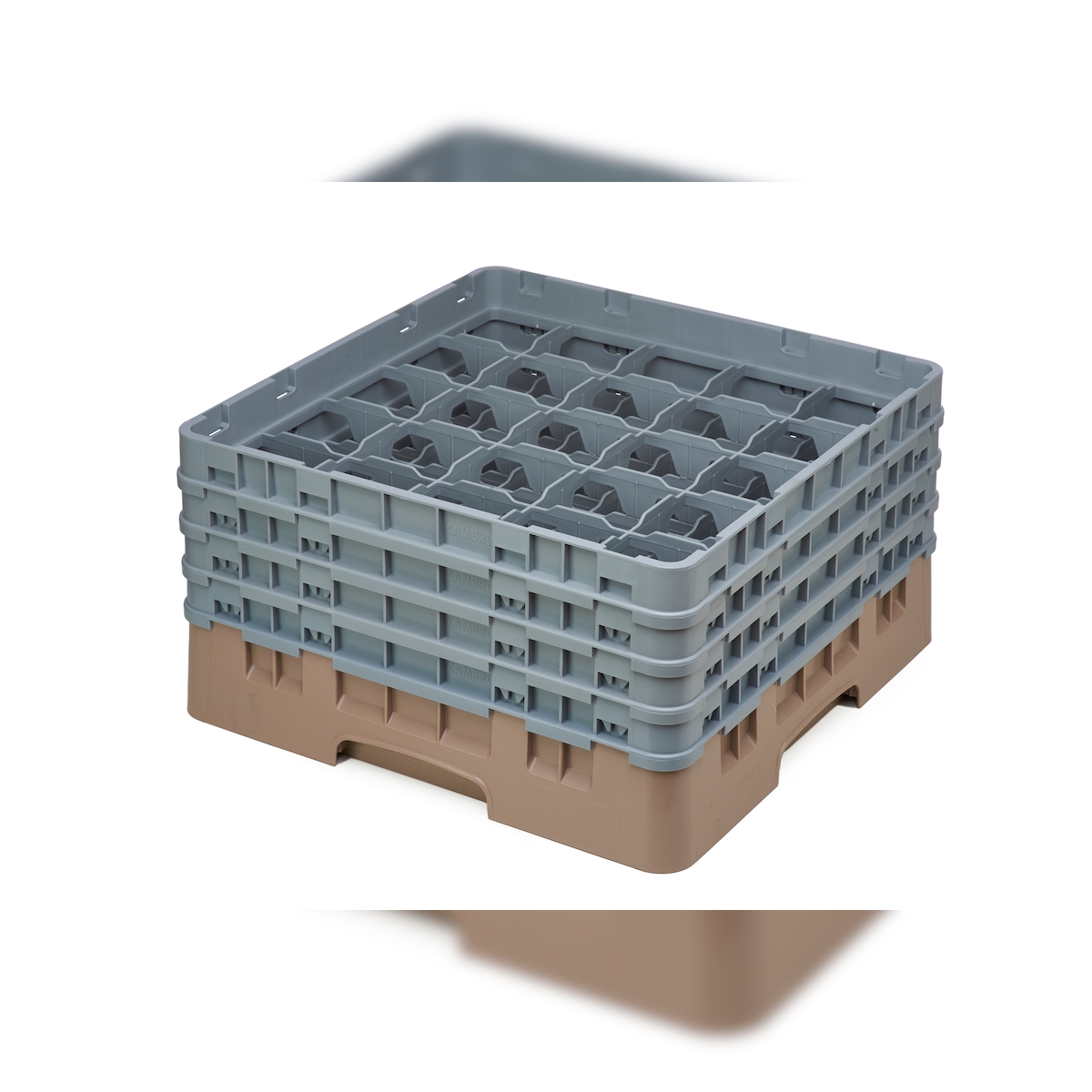 Cambro Gläserspülkorb beige mit 25 Fächern max Glashöhe 21,5cm Image