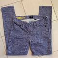 J. Crew Jeans | J Crew Toothpick Polka Dot Skinny Jeans | Color: Blue/Purple | Size: 25