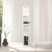 Simple Designs White Etagere Floor Lamp w/ Storage and Shelf