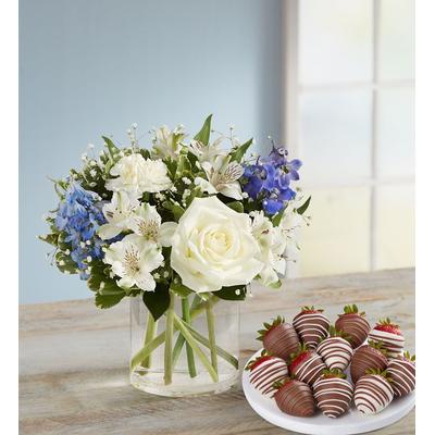 1-800-Flowers Flower Delivery Wonderful Wishes W/ Strawberries Small | Happiness Delivered To Their Door